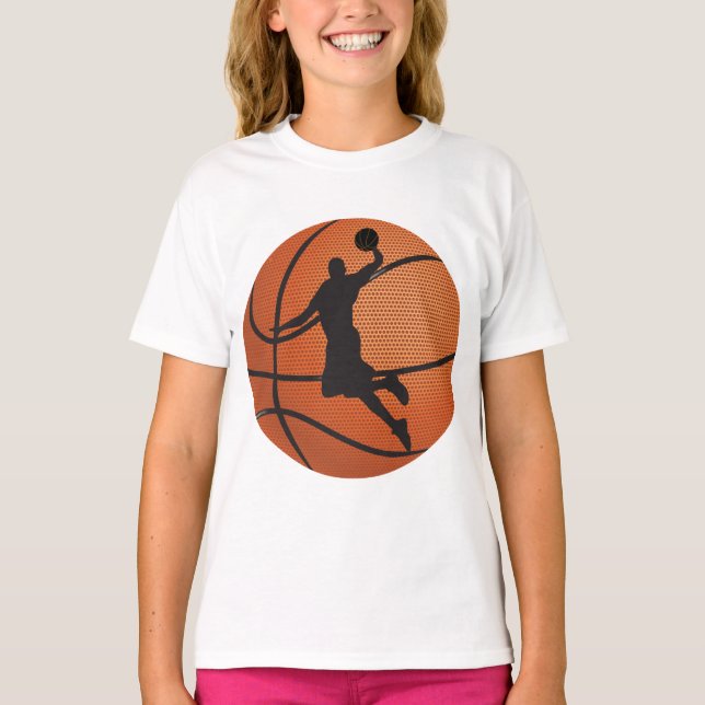 Basketball-dunk T Shirt (Framsida)