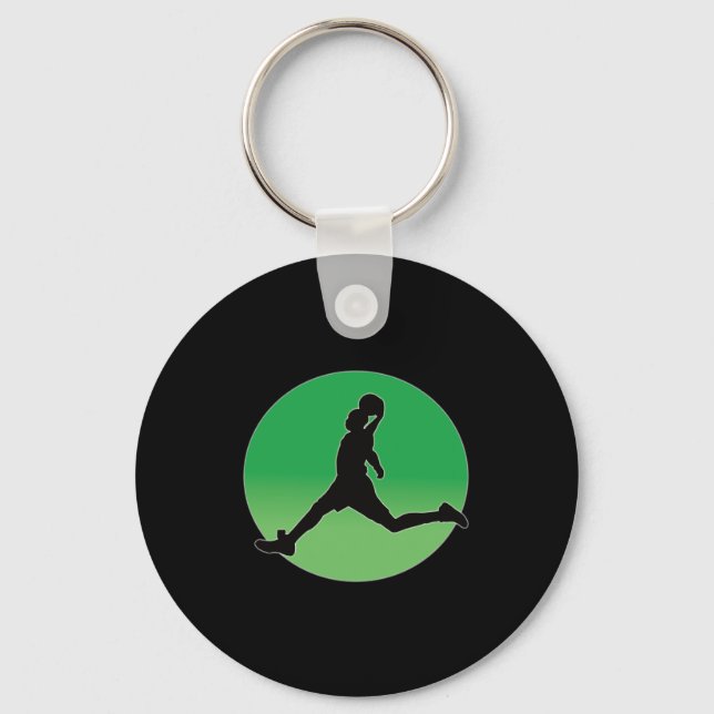 Basketball Dunking Design Ring Dreams Nyckelring (Framsida)