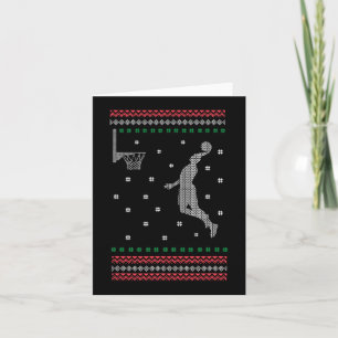 Basketball Dunking jul-Coolan Sport Ugly X-Mas Kort