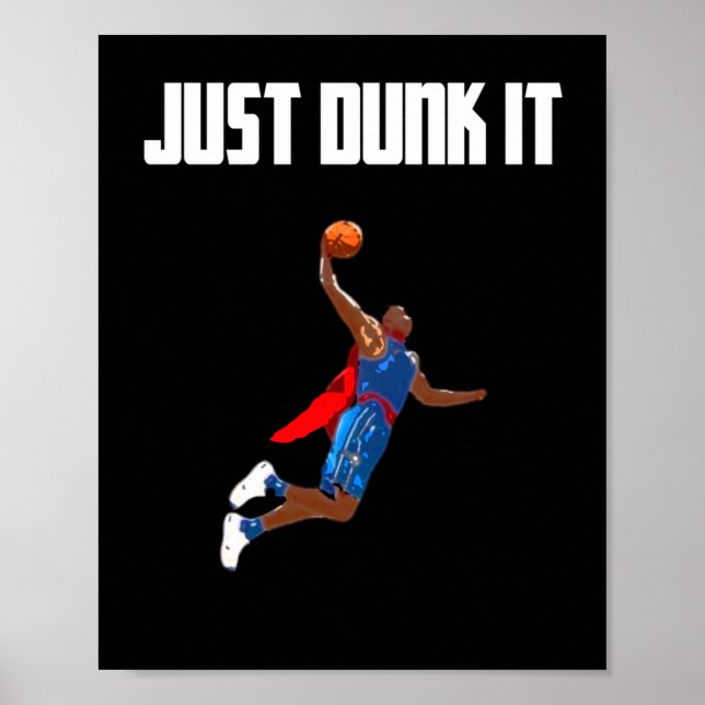 Basketball Dunking Poster (Framsidan)