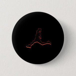 Basketball Dunking Silhouette Design Airtime Knapp