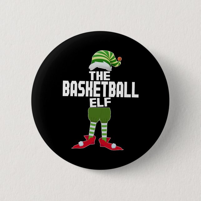Basketball Elf Matching Family Group - Jurspar Knapp (Framsida)