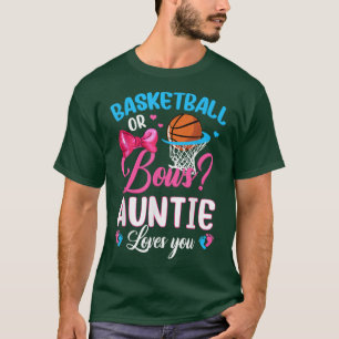 Basketball eller Bows Auntie Kärlek You Gender Rev T Shirt