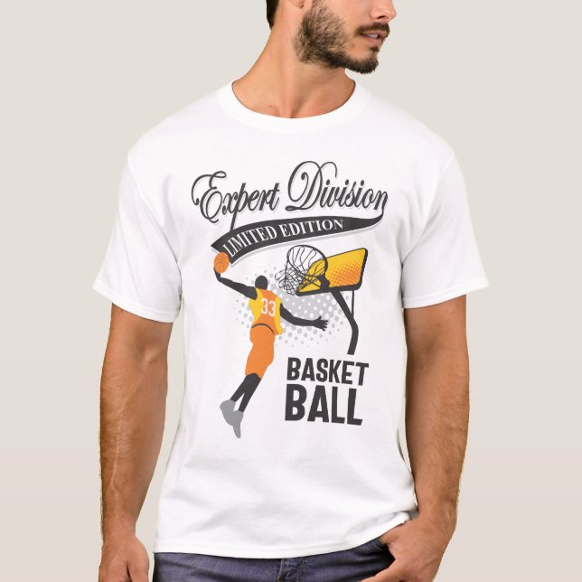 Basketball Expert Division T Shirt (Framsida)