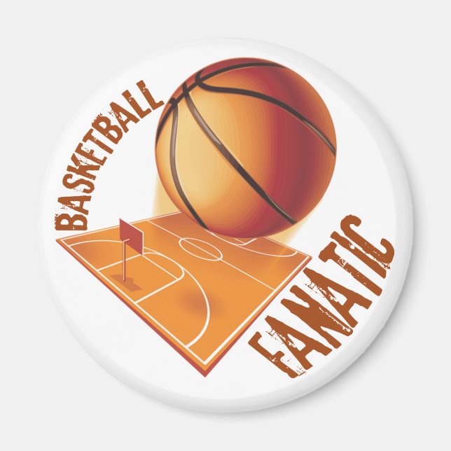 BASKETBALL FANATIC MAGNET (Framsidan)