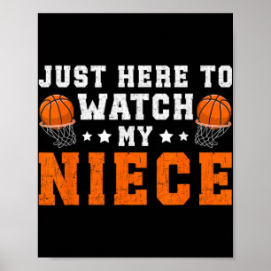 Basketball farbror till en basketboll-spelare UNCL Poster