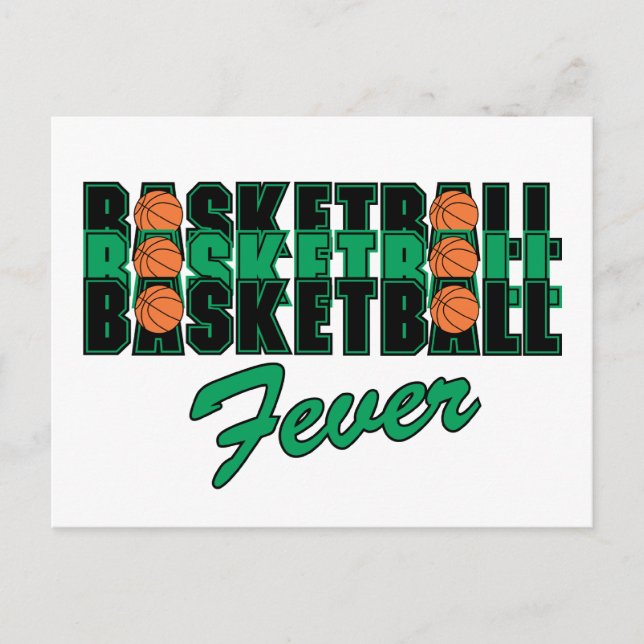 Basketball Fever Vykort (Framsida)