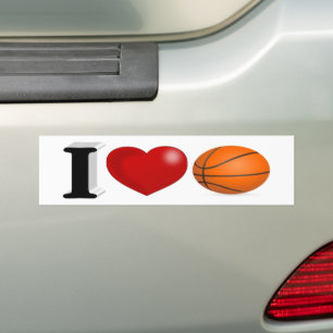 Basketball Fläkt Bildekal