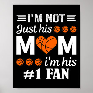 Basketball Fläkt Mamma-citat Poster