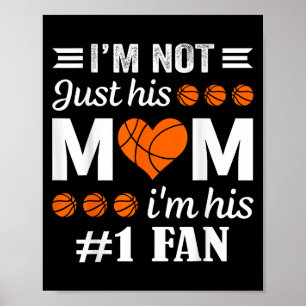 Basketball Fläkt Mamma-citat Poster