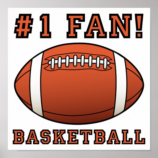 Basketball Fläkt Poster inte särskilt lätt (Framsidan)