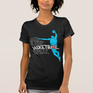 Basketball Fläkt Roligt Gift - Eat Sömn Basketball T Shirt