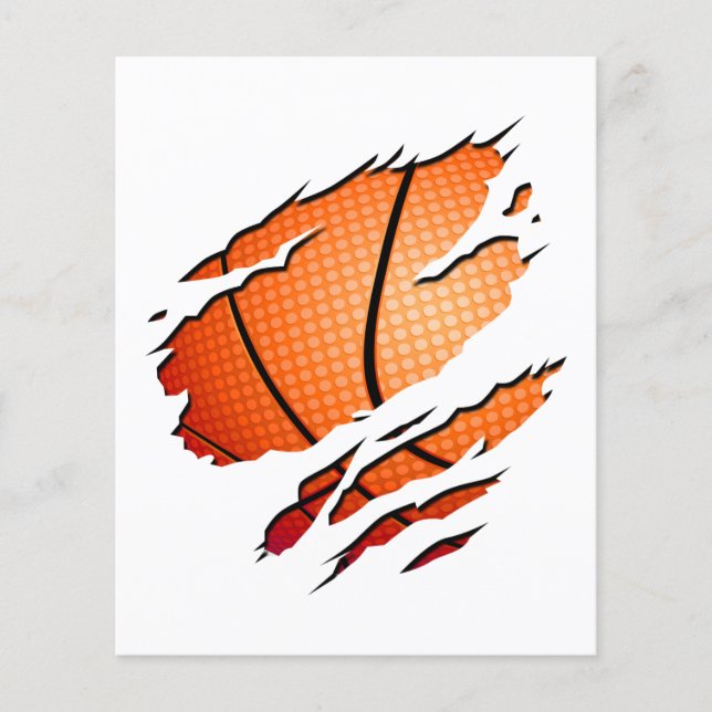 Basketball Flygblad (Framsidan)