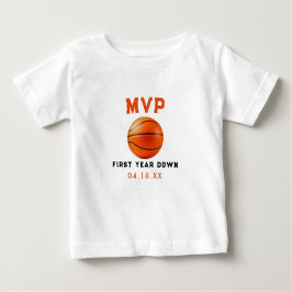 Basketball Första året ner 1-årsdag T Shirt