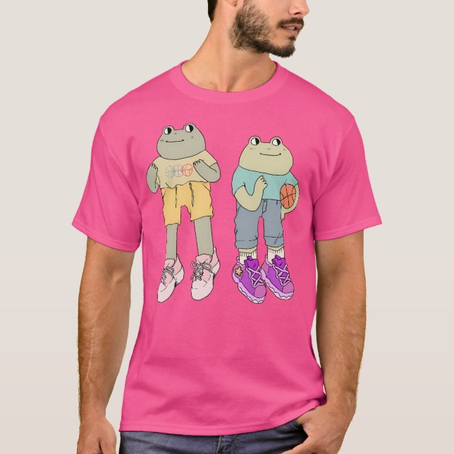 Basketball Frogs T Shirt (Framsida)