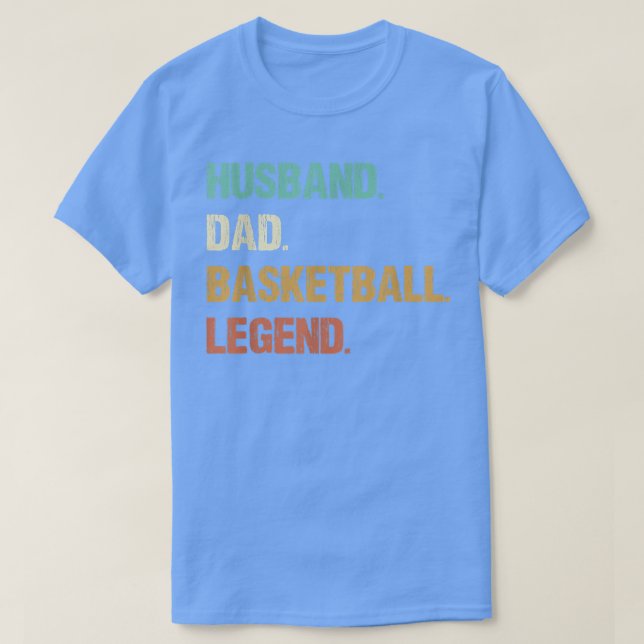 Basketball Funny Make Pappa Legend Fars dag 2 T Shirt (Design framsida)