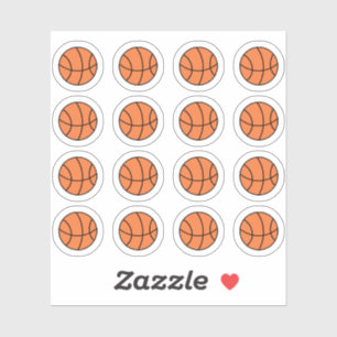 Basketball Game Day Sport Practice Bujo Planner Klistermärken