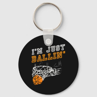 Basketball Gift for Coach Player Boys Girls Manar Nyckelring