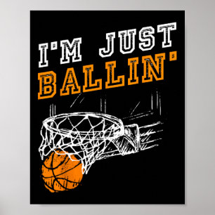 Basketball Gift for Coach Player Boys Girls Manar Poster