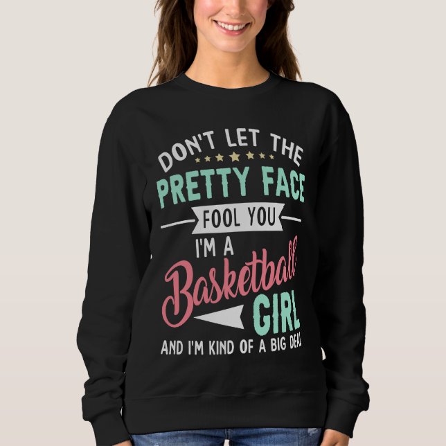 Basketball Girl   Basketball Player & Fan T Shirt (Framsida)