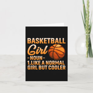Basketball Girl Definition Basket Boll Woman Sport Kort