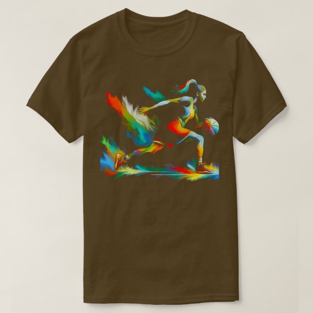 Basketball Girl Girls 2 T Shirt (Design framsida)