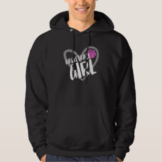 Basketball Girl Heart Hoodie