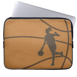 Basketball Girl Laptop sleeve