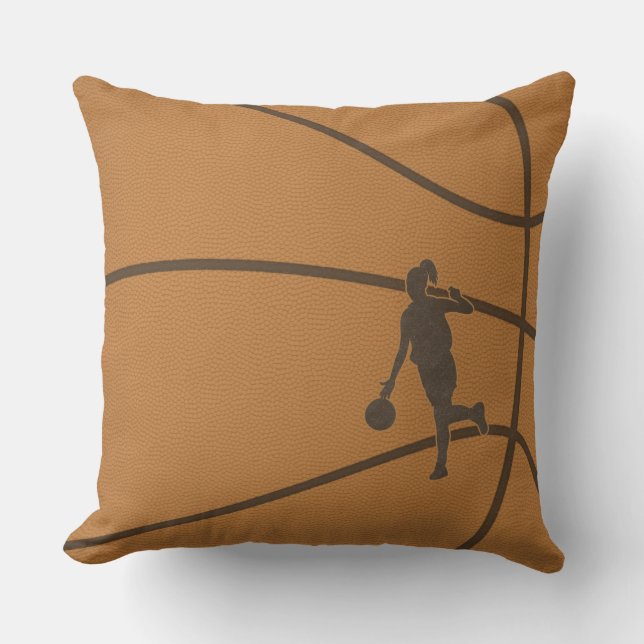 Basketball Girl Pillow Kudde (Framsida)