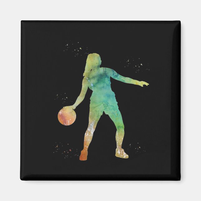 Basketball Girl spelar Magnet (Framsidan)