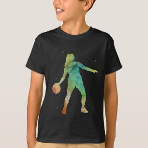 Basketball Girl spelar T Shirt