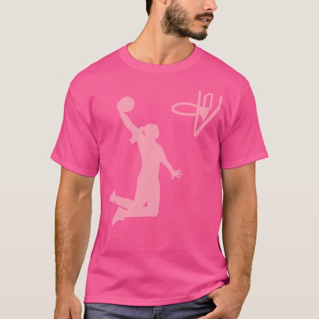 Basketball Girl T Shirt (Framsida)