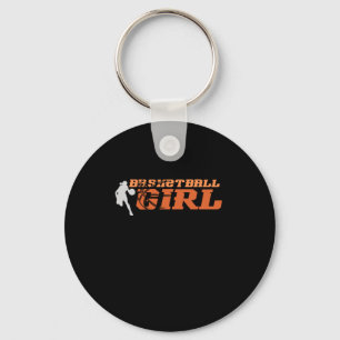 Basketball Girl Usa Nyckelring