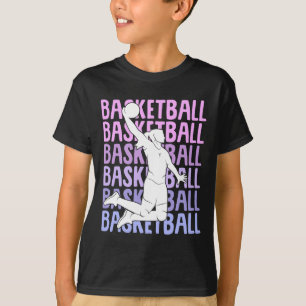Basketball Girl Women Kids T Shirt