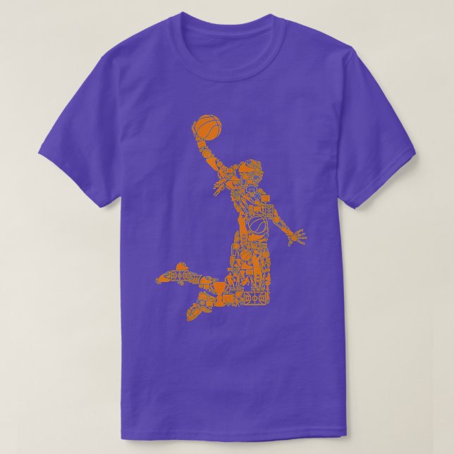 Basketball Girl Women Kids  T Shirt (Design framsida)