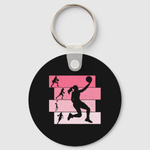 Basketball Girls Women Kids Nyckelring