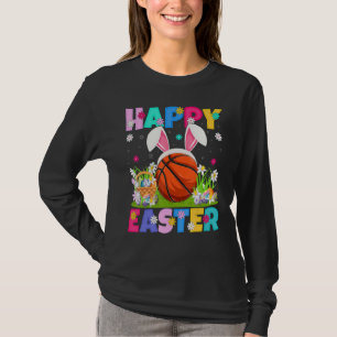 Basketball Glad påsk Bunny Basketball Påsk T Shirt