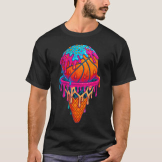 Basketball Glass Cone Pojkar Flickor Ungdom T Shirt