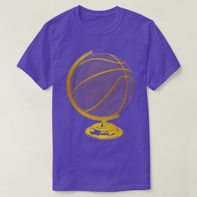 Basketball Globe T Shirt (Design framsida)