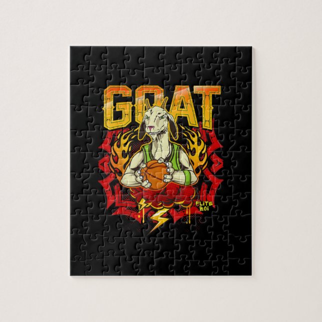 Basketball Goat Gift Pussel (Vertikal)