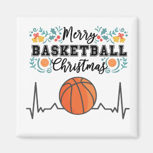 Basketball God jul med Boll Magnet
