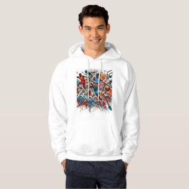 Basketball Graffiti Art Hoodie - djärv Sportkläder