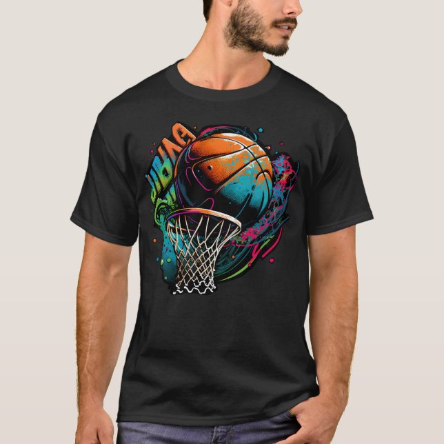 Basketball Graffiti T Shirt (Framsida)