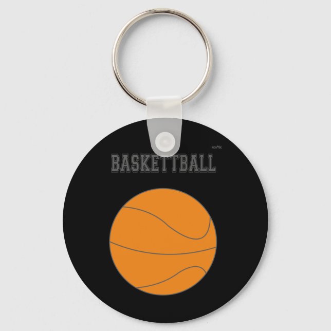 Basketball-grafik nr 1 nyckelring (Framsida)