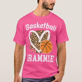 Basketball Grammie Leopard Grammie, av en basketbo T Shirt