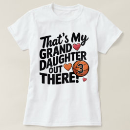 Basketball Grandma, det är min farmors Anpassnings T Shirt