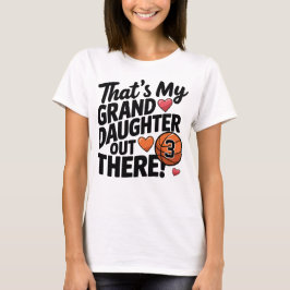 Basketball Grandma, det är min farmors Anpassnings T Shirt