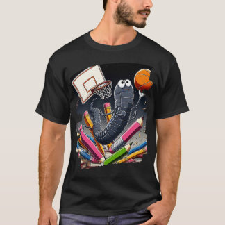 Basketball Graphic for Readers and Bookworm T Shirt
