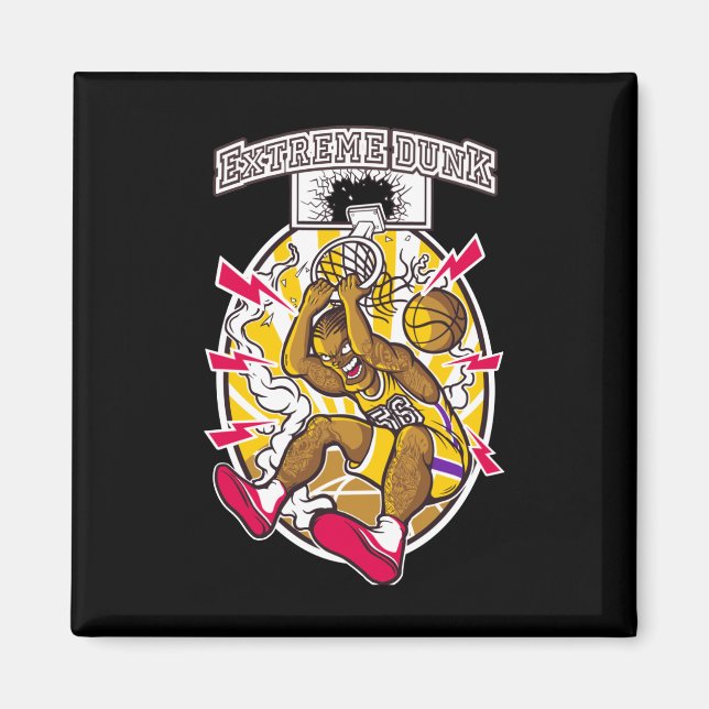 Basketball Graphic Magnet (Framsidan)