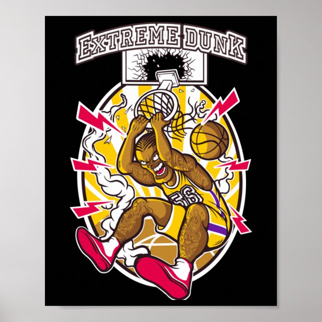 Basketball Graphic Poster (Framsidan)